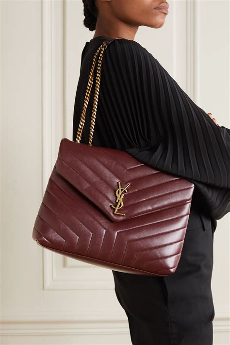 burgundy saint laurent bag|saint laurent tuxedo bag.